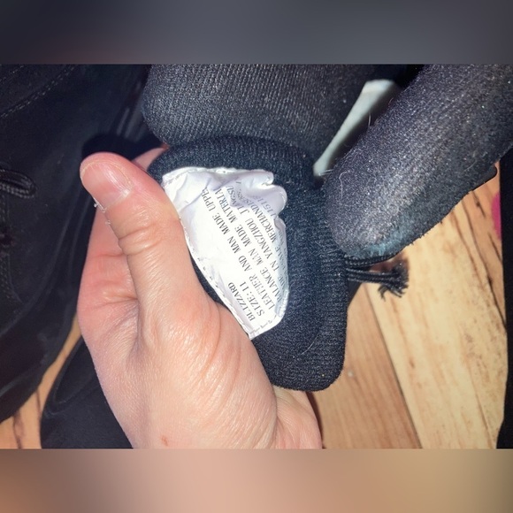 Blizzard Winter boots size 11 black leather and man made upper waterproof - Picture 5 of 9